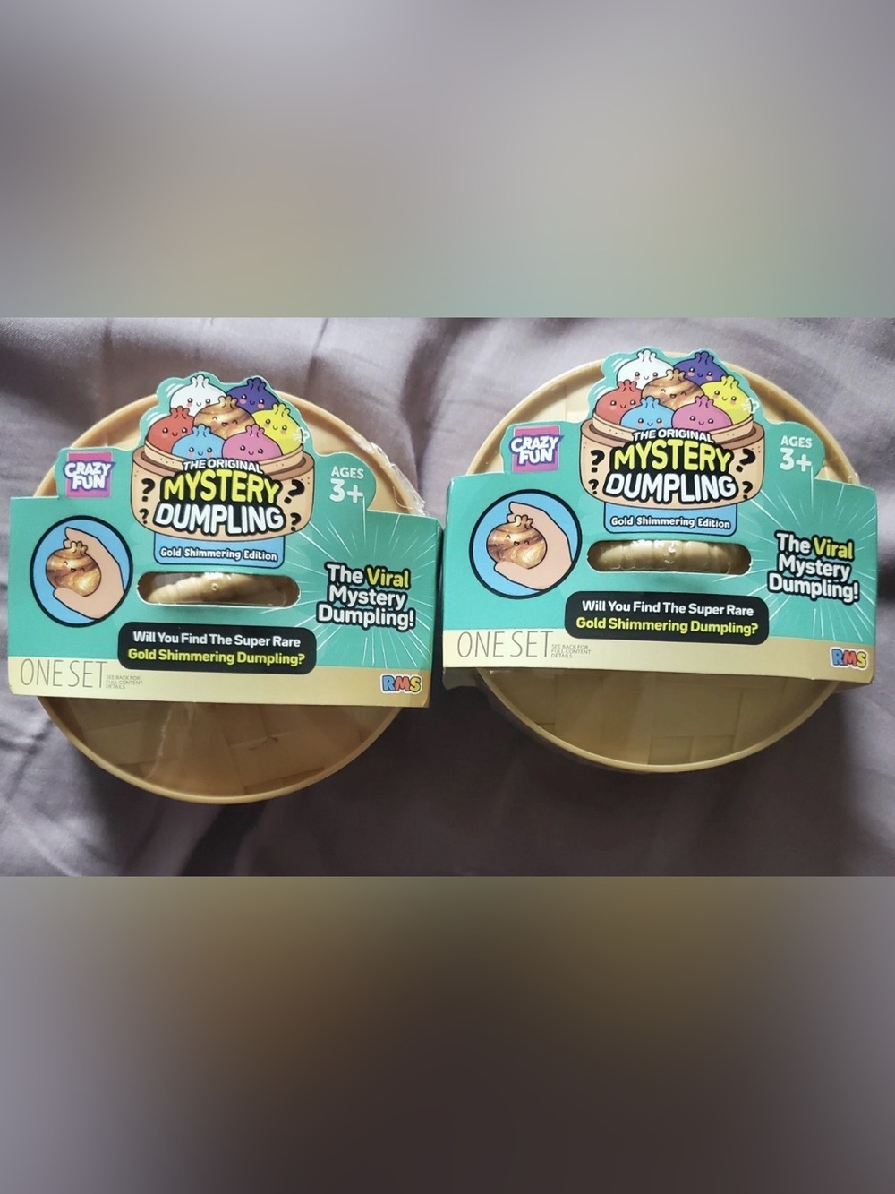 RMS Mystery Dumpling Gold Shimmering Edition lot of 2